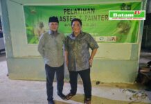 LAZISNU PCNU Batam dan LPNU PC Batam Gelar Pelatihan Blasting dan Painting