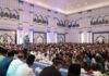Dai Kondang Aa Gym Beri Tausyiah Isra’ Mi’raj di Masjid Agung Batam