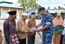 Danlanud RSA Natuna Dukung Kerukunan Umat Beragama