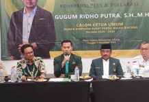 Keponakan Yusril, Gugum Ridho Putra Deklarasi Maju Caketum PBB 2025-2030