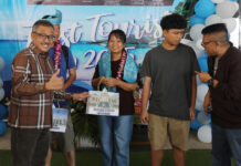 Sekdako Sambut Wisatawan Pertama Masuk Batam 2025