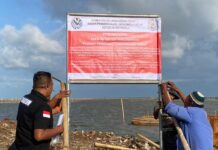 Menteri LH Segel Area Reklamasi Pagar Laut di Bekasi