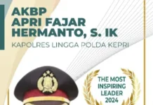 Kapolres Lingga Raih Penghargaan Internasional