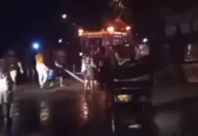 Rumah dan Warung di Kampung Dalam, Palm Beach Hangus Terbakar