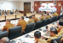 Sekdaprov Pimpin Rapat Persiapan Pelantikan Gubernur dan Wagub Kepri Terpilih