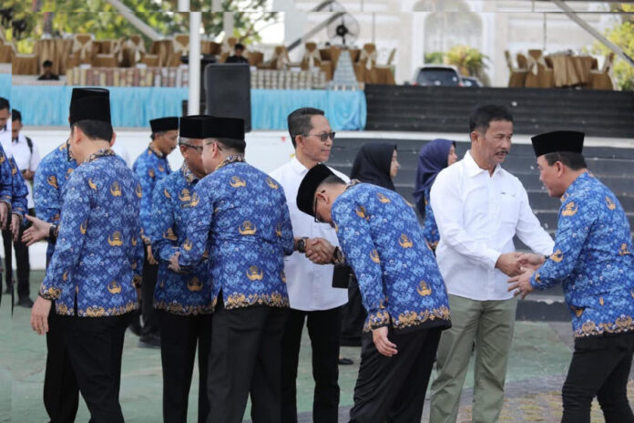 rudi dan amsakar pisah sambut