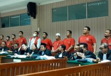 Sidang Penggelapan BB Narkoba dengan Terdakwa Mantan Kasat Narkoba Polresta Barelang Cs Kembali Digelar