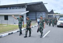Pangkoopsudnas Tinjau Kesiapan Pertahanan Udara di Lanud RSA Natuna