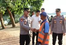 Kapolresta Barelang Tinjau Pos Terpadu Operasi Ketupat 2025 di Jembatan Satu Barelang