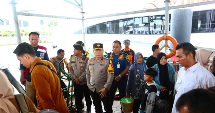 wakapolda cek arus mudik