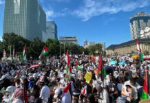 Massa Aksi Bela Palestina Mulai Padati Kawasan Monas