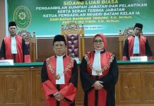 Tiwik Dilantik jadi Ketua Pengadilan Negeri Batam