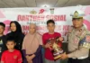 Sambut Hari Bhayangkara, Satlantas Polres Bintan Salurkan Bansos di Tanjung Uban