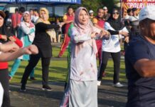 Rayakan HUT Bhayangkara ke-79, Dekranasda Natuna Gelar Bazar UMKM