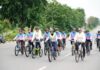 Sekdako Batam bersepeda 10 Km Dukung Gerakan Masyarakat Sehat