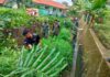 Kodim 0315/Tanjungpinang Bersama Warga Bersihkan Sungai dan Lingkungan di Daik Lingga