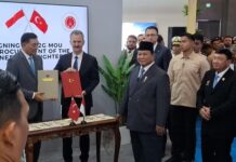 Disaksikan Prabowo, RI dan Turki Teken MoU Pengembangan Jet Tempur