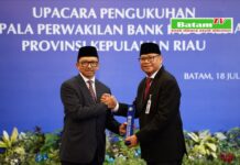 Kukuhkan Rony Widijarto Kepala Perwakilan BI Kepri, Deputi Gubernur BI : Sinergi Perkuat Pertumbuhan Ekonomi dan Digitalisasi Daerah