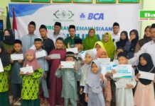 Lazisnu PCNU Kota Batam Gelar Program Kemanusiaan Santunan Yatim dan Dhuafa NU CARE LAZISNU & BCA