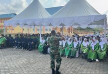 Kasiter Korem 033/ Wira Pratama, Kolonel Inf Joni Eko Prasetiyo Menjadi Pemateri pada Kegiatan “KEMAS” di SMAN 7 Tanjungpinang