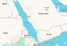 Mondar-mandir di Laut Merah, Pesawat Jerman Dilaser Kapal China