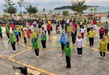 PWRI Kepri bersama Masyarakat Ikuti Senam Jantung Sehat dan Pemeriksaan Kesehatan