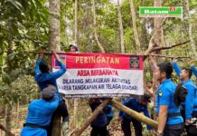 Jaga Kualitas Air Baku Waduk Muka Kuning, BP Batam Tutup Akses ke Telaga Bidadari