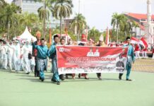 Diskominfo Batam Ikut Meriahkan Pawai Pembangunan 2025