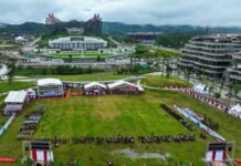 Upacara Penurunan Bendera di IKN, Teguhkan Semangat Persatuan dan Gotong Royong