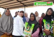 Tinjau Progres Pembangunan Infrastruktur, Li Claudia Salurkan Bantuan ke Warga Terdampak Rempang