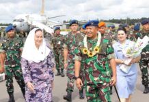 Bupati Natuna Sambut Kedatangan Komandan Lanud Baru