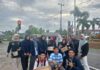 Galang Dana Kebakaran, Mahasiswa STAI Natuna Turun ke Jalan