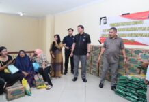 Ditresnarkoba Polda Kepri Bagikan 116 Paket Sembako untuk Keluarga Tahanan