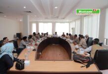 Diskusi Bersama Ketua DPRD Kepri, PWI Kepri Siap Kolaborasi Tarik PAD Labuh Jangkar