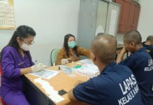 Lapas Batam Gelar VCT Kesehatan untuk Warga Binaan