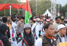 Polisi Kerahkan 1.722 Personel Kawal Aksi Bela Palestina di Monas