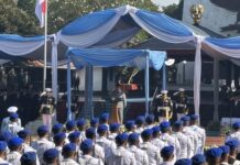 Prabowo Perdana Pimpin Upacara Hari Kesaktian Pancasila