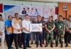 Dispora Batam Serahkan 4.700 Unit Alat dan 126 Lapangan Olahraga