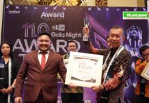 Kepala BP Batam Raih Penghargaan Inspiring Professional dan Leadership Award