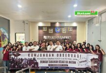 Rutan Batam Terima Kunjungan Observasi Mahasiswa Fakultas Hukum Universitas Internasional Batam