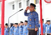 Wagub Kepri Pimpin Upacara HUT ke-54 KORPRI, Tekankan Etika dan Pelayanan Publik