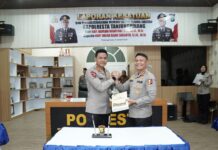 Polresta Tanjungpinang Gelar Welcome and Farewell Parade Kapolresta Tanjungpinang