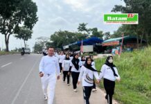 Jaga Stamina dan Perkuat Soliditas, Rutan Batam Gelar Jalan Santai