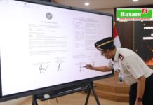 Karutan Batam Teken Perjanjian Kinerja Tahun 2026 Kanwil Dirjen Pemasyarakatan Kepri