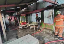 4 Rumah Kontrakan Warga Tanjungpinang Ludes Terbakar