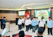 Lantik DPK BKPRMI dan Buka LDK, Amsakar Dorong Penguatan Kepemimpinan Pemuda Masjid