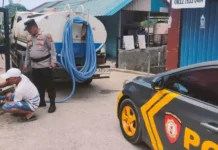 Distribusi Air Bersih di Tanjung Sengkuang Berjalan Lancar