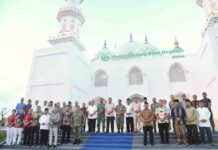 Ketua DPRD Batam Hadiri Peresmian Masjid di Lanud Hang Nadim oleh Menhan