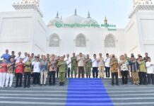 Ansar Dampingi Menhan Resmikan Masjid Bintang Amin Angkasa, Perkuat Peran Spiritual di Lingkungan Militer