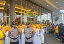 Personil Polresta Tanjungpinang Amankan Musda V Partai Golkar Kepri, Situasi Aman dan Kondusif